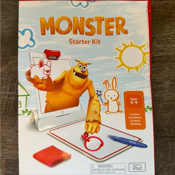 Osmo - Monster Starter Kit for iPad, Ages 4-9, 3 Educational Games - Picture 2 of 12